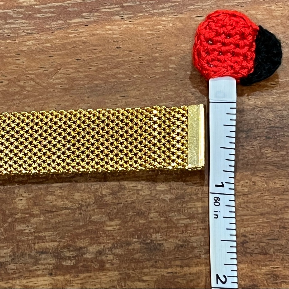 Vintage GUESS Gold-Tone Mesh Metal Belt Y2K Designer Chain Quiet Luxury Retro - Picture 12 of 13